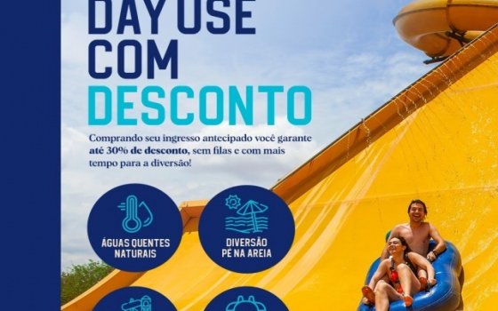 DAY USE COM 30% DESCONTO