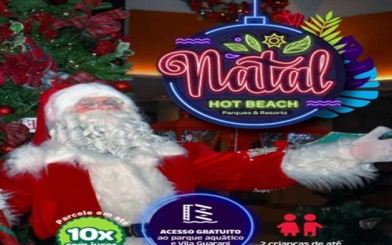 Natal no Hot Beach Parques & Resorts