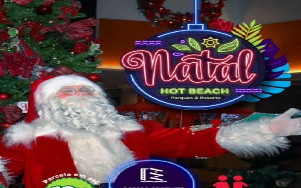 Natal no Hot Beach Parques & Resorts